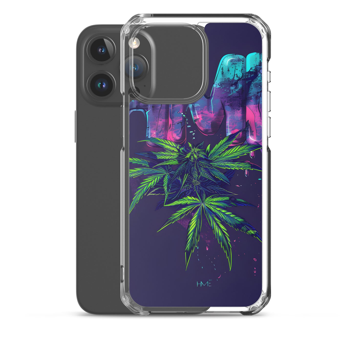 420 Themed Clear Case for iPhone®