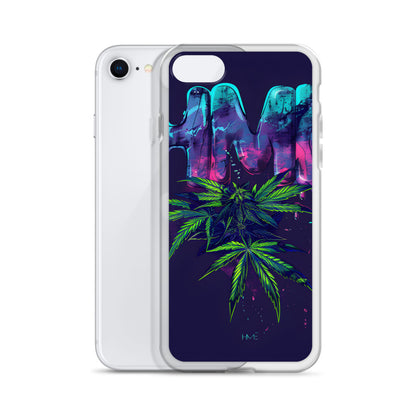 420 Themed Clear Case for iPhone®