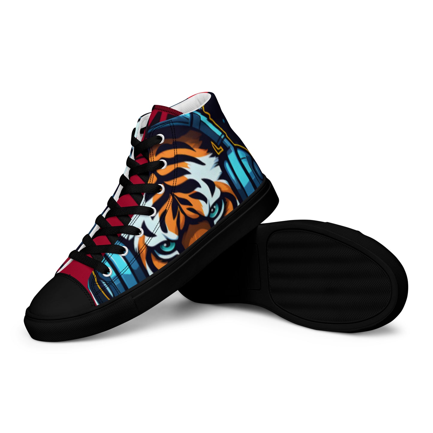 The Urban Tiger Men’s high top canvas shoes