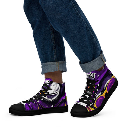 The Urban Monkey Men’s high top canvas shoes