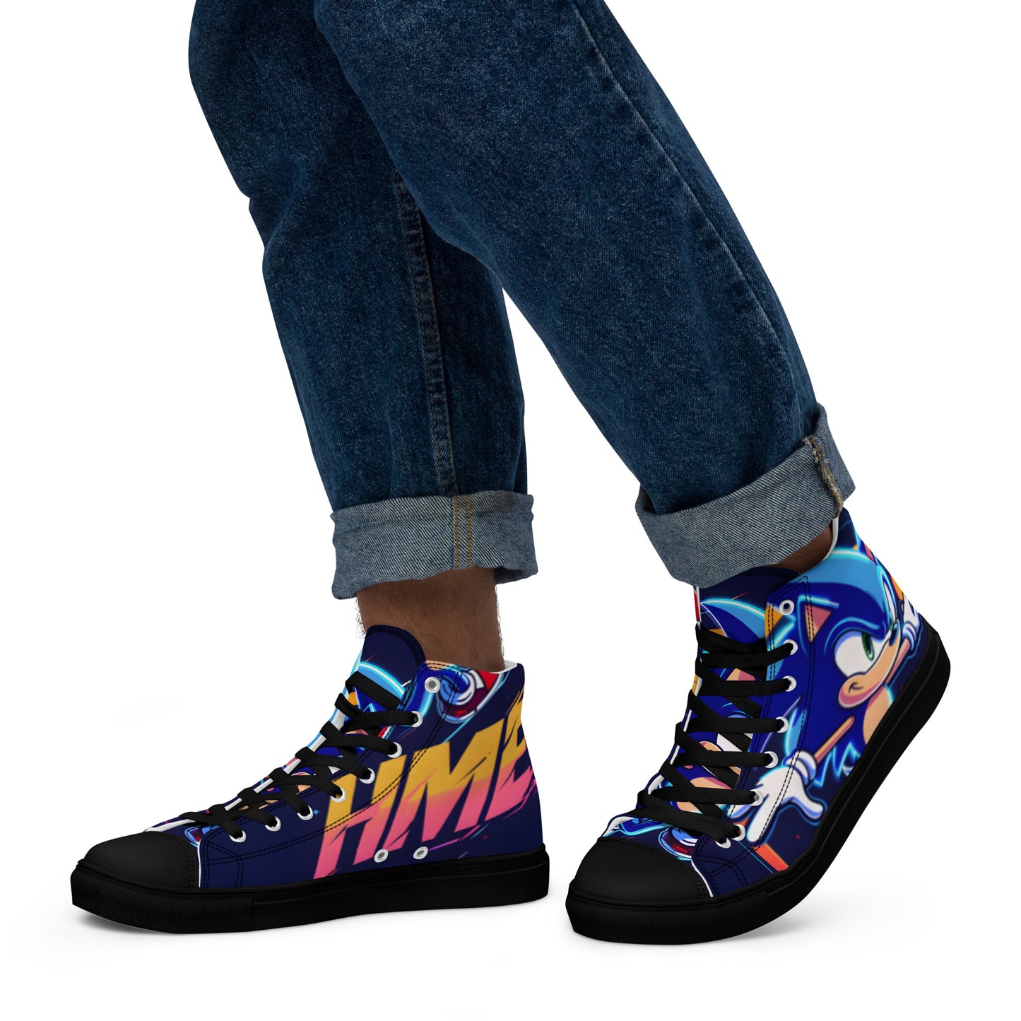 HME Sonic Men’s high top canvas shoes