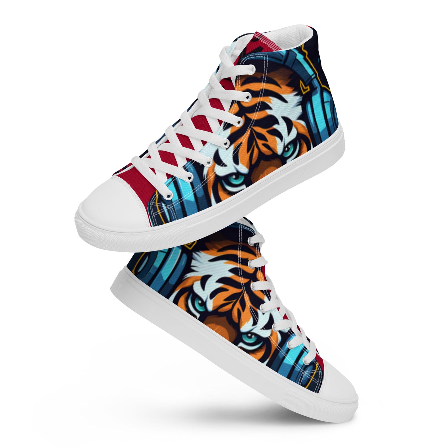 The Urban Tiger Men’s high top canvas shoes