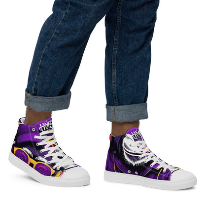 The Urban Monkey Men’s high top canvas shoes