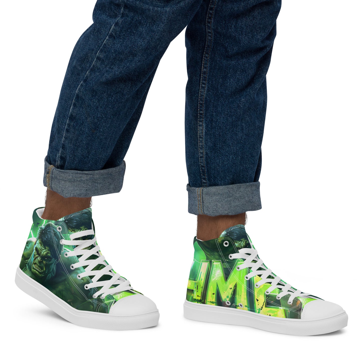 HME The Hulk Men’s high top canvas shoes