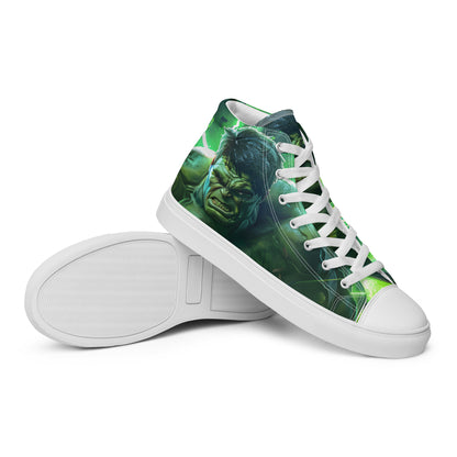 HME The Hulk Men’s high top canvas shoes