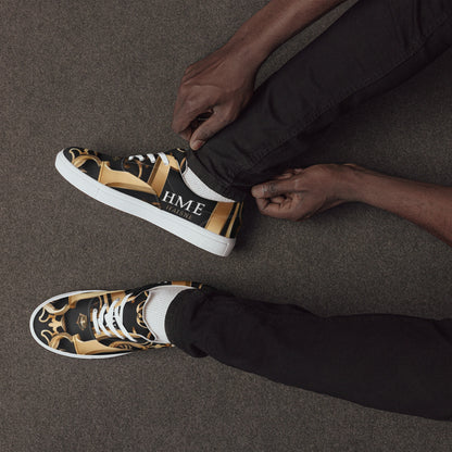 The Lou Collection Men’s lace-up canvas shoes (White)Logo