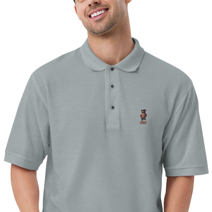 HME Bear Logo Collection Men's Premium Polo