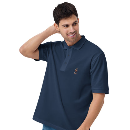 HME Bear Logo Collection Men's Premium Polo