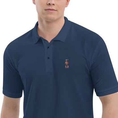 HME Bear Logo Collection Men's Premium Polo