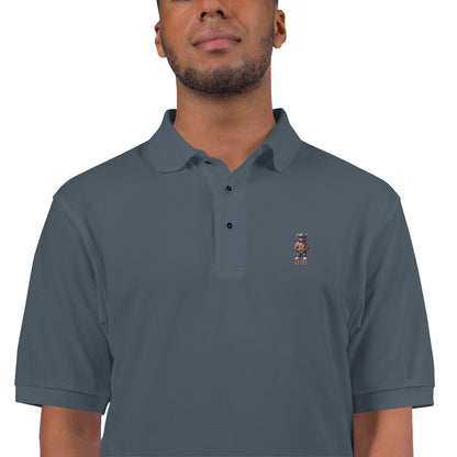 HME Bear Logo Collection Men's Premium Polo