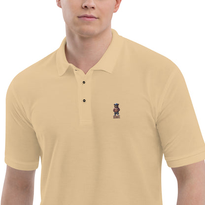 HME Bear Logo Collection Men's Premium Polo