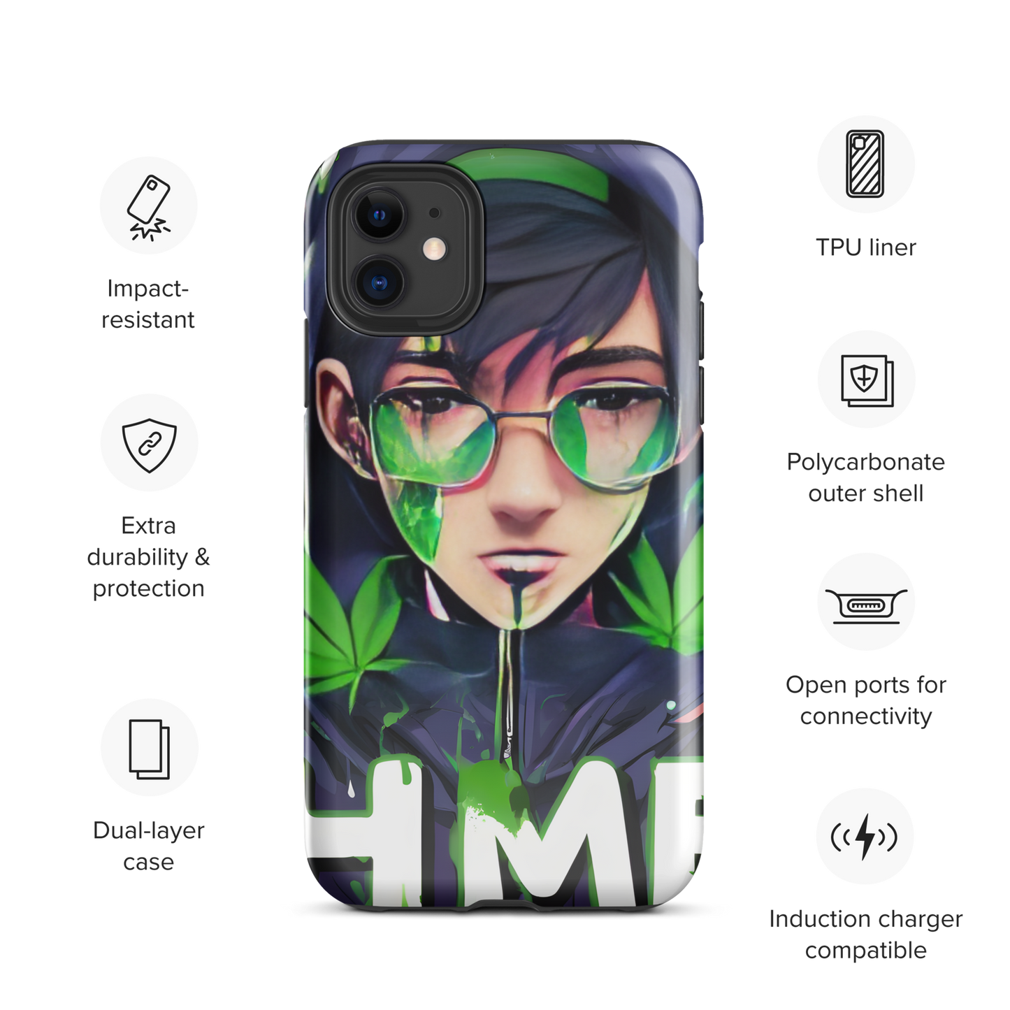 The 420 Collection Anime Tough Case for iPhone®