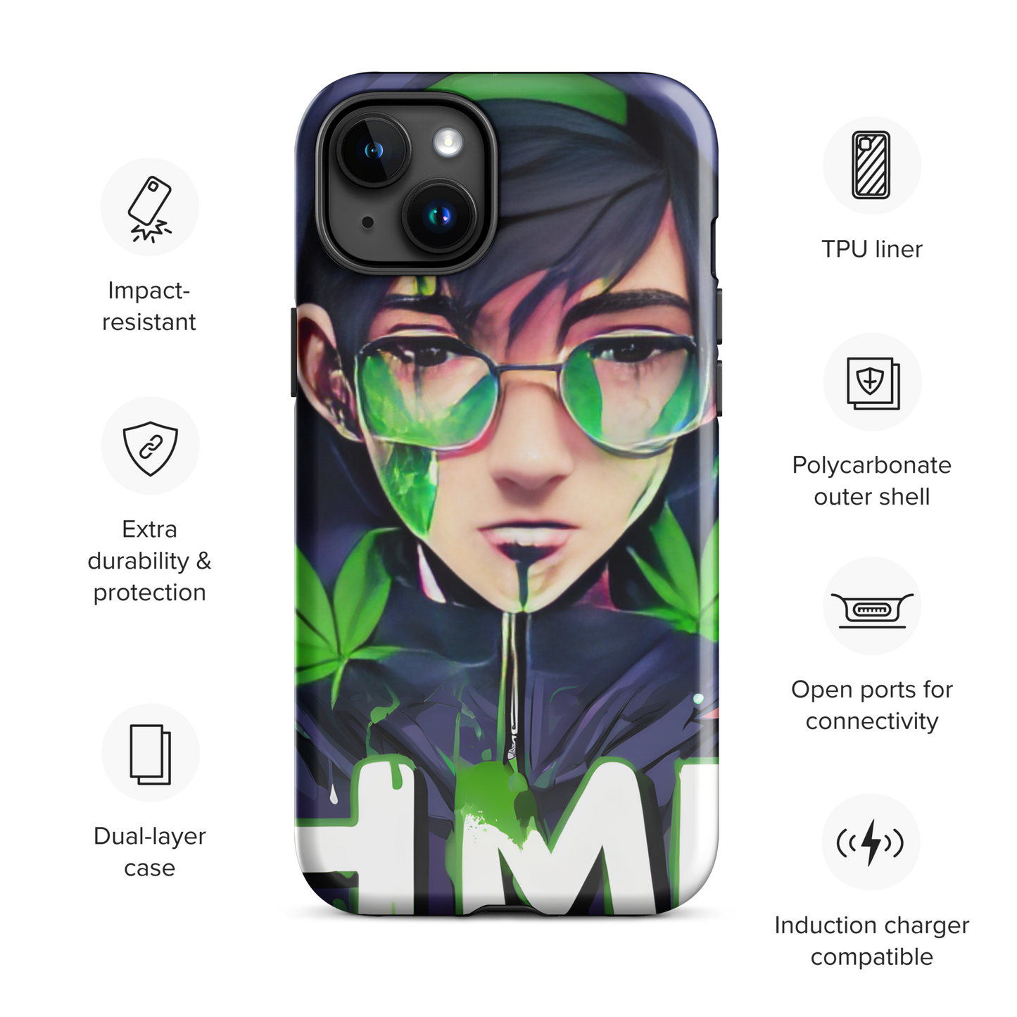 The 420 Collection Anime Tough Case for iPhone®