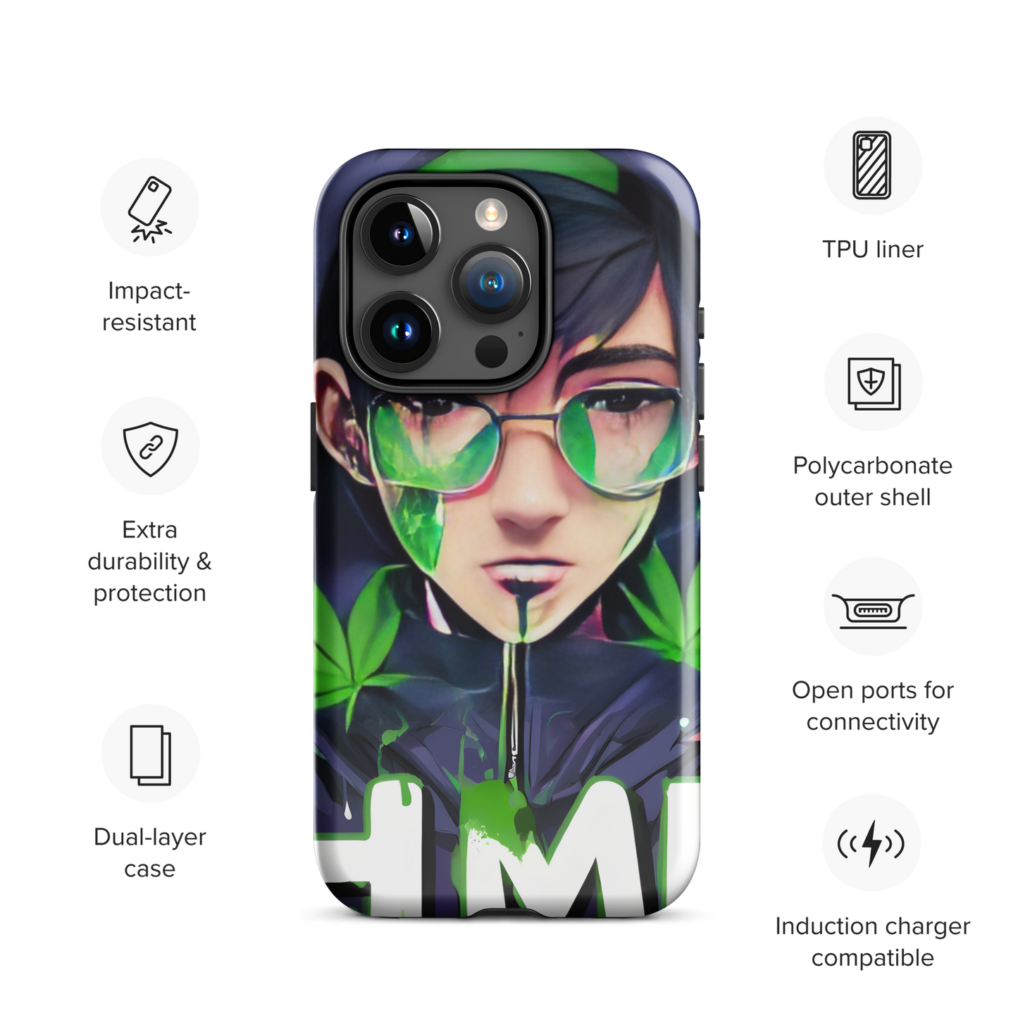 The 420 Collection Anime Tough Case for iPhone®