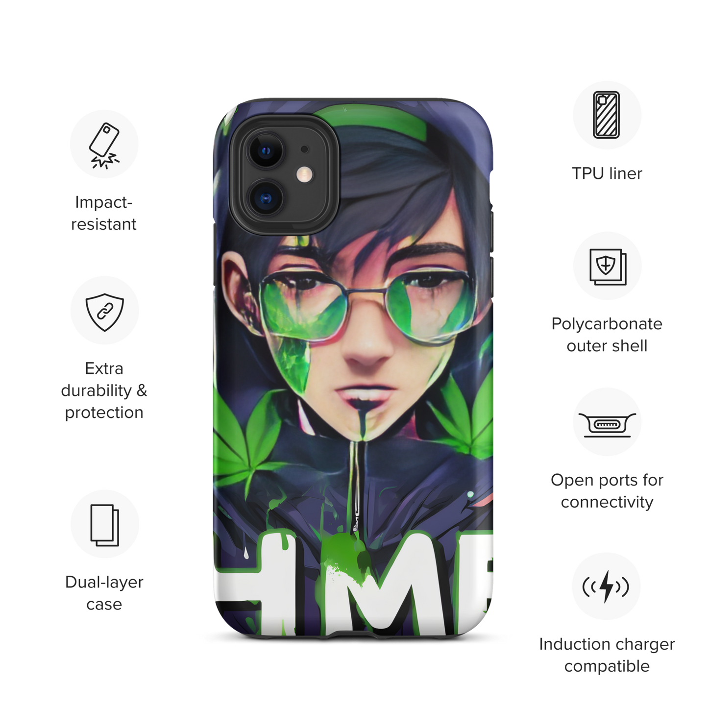 The 420 Collection Anime Tough Case for iPhone®