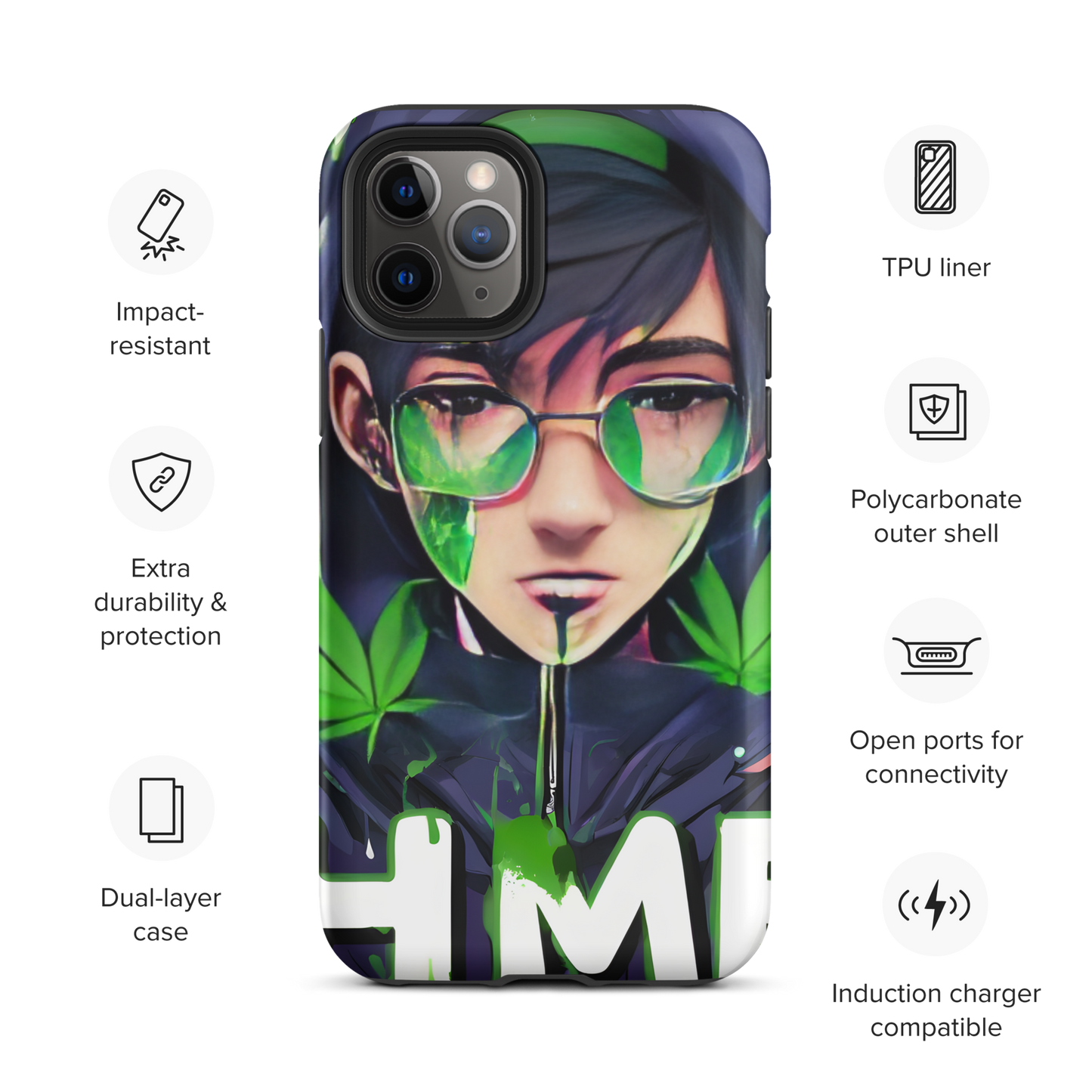 The 420 Collection Anime Tough Case for iPhone®