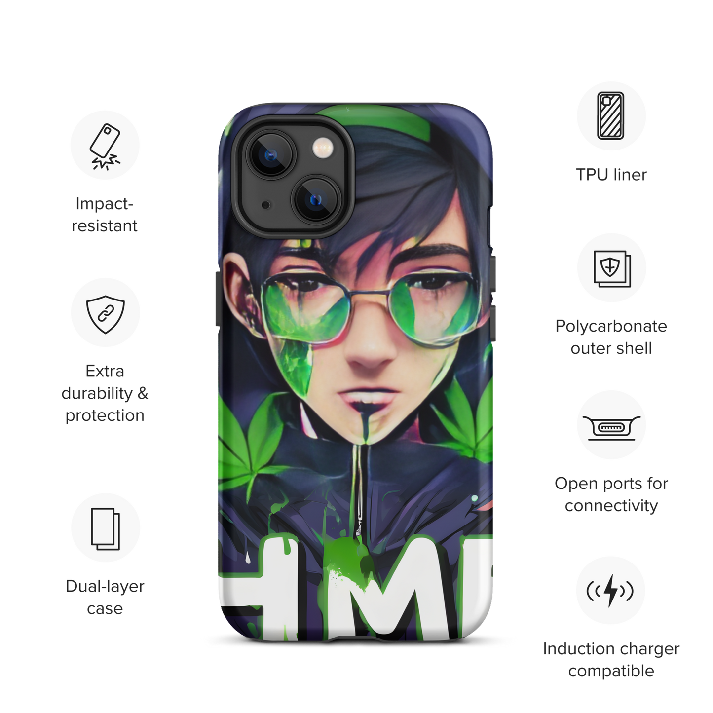 The 420 Collection Anime Tough Case for iPhone®