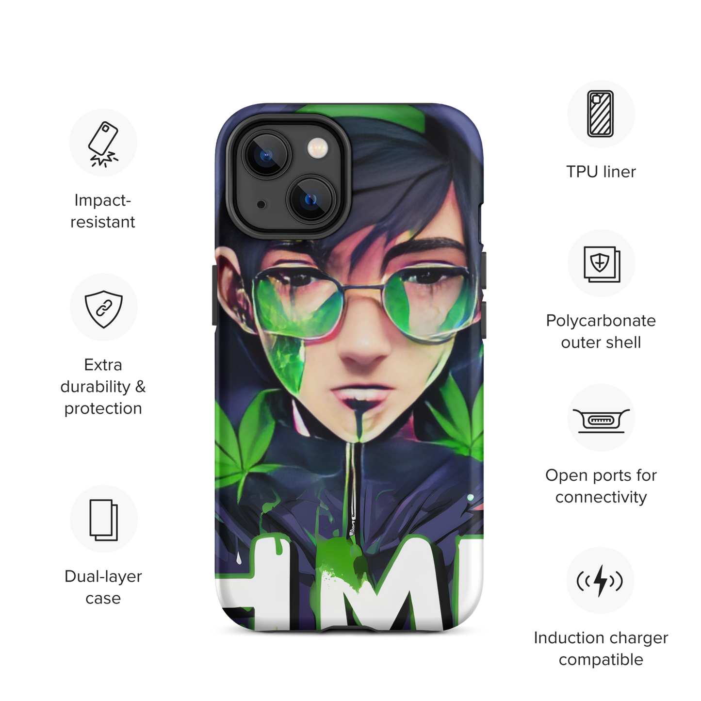 The 420 Collection Anime Tough Case for iPhone®