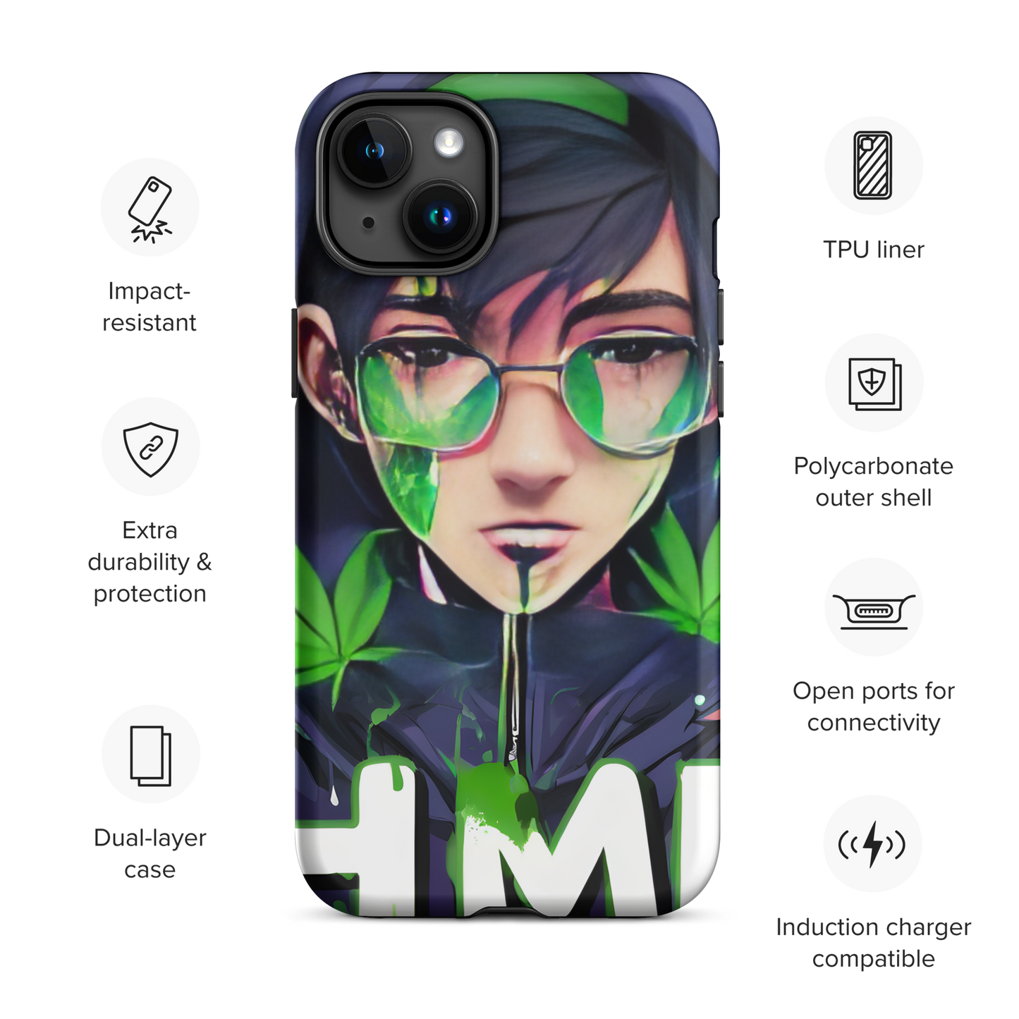 The 420 Collection Anime Tough Case for iPhone®