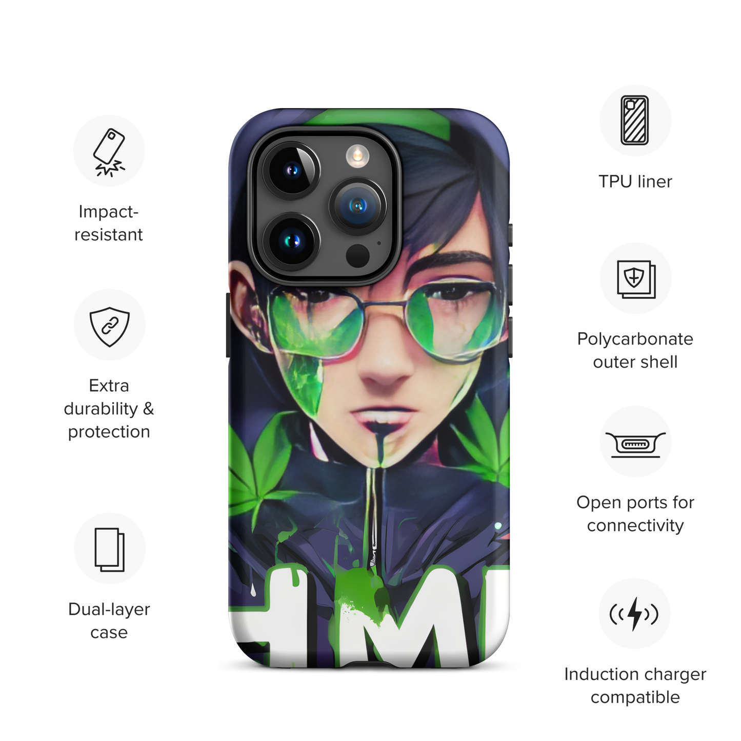 The 420 Collection Anime Tough Case for iPhone®