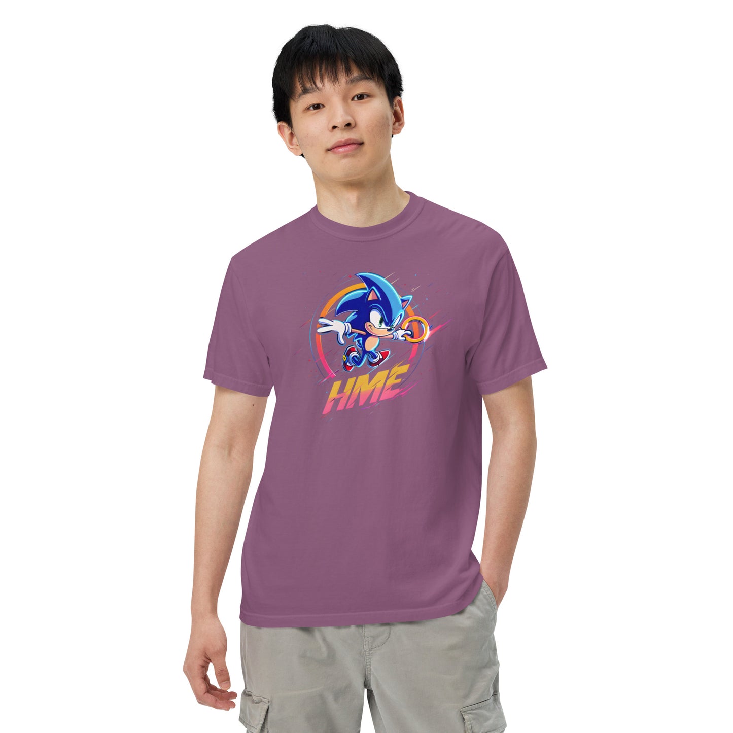 HME Sonic Unisex garment-dyed heavyweight t-shirt