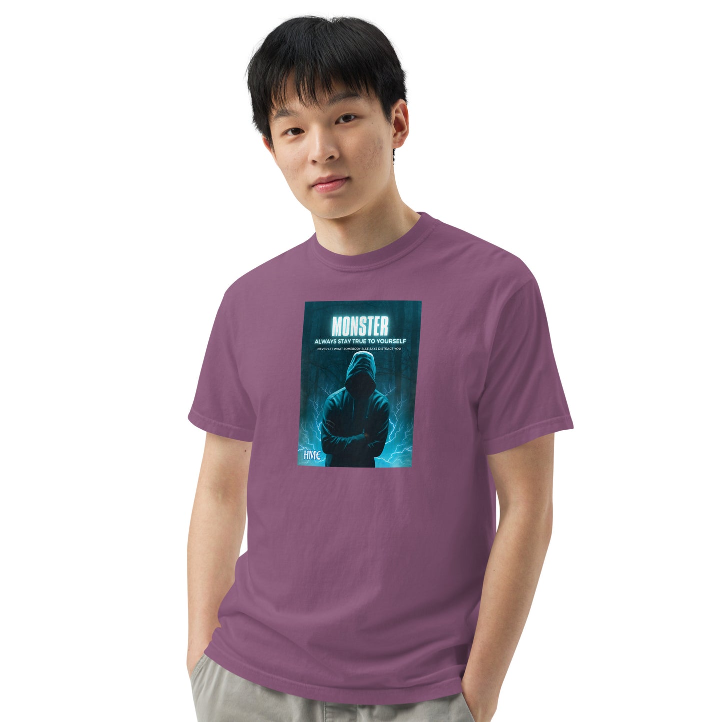 The Motivation Collection Monster Unisex garment-dyed heavyweight t-shirt
