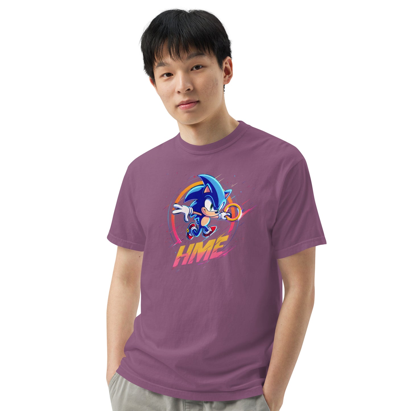 HME Sonic Unisex garment-dyed heavyweight t-shirt