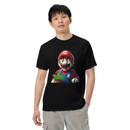 The 420 Collection Mario Unisex garment-dyed heavyweight t-shirt