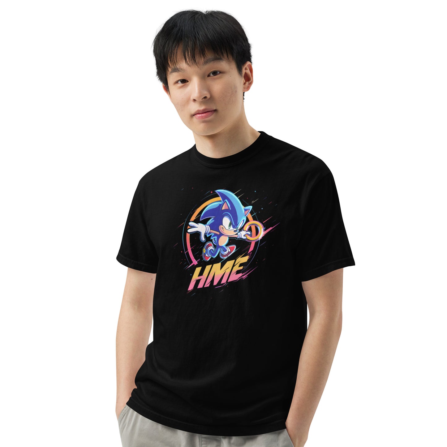 HME Sonic Unisex garment-dyed heavyweight t-shirt