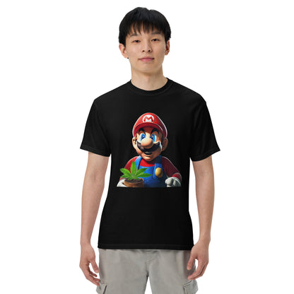 The 420 Collection Mario Unisex garment-dyed heavyweight t-shirt