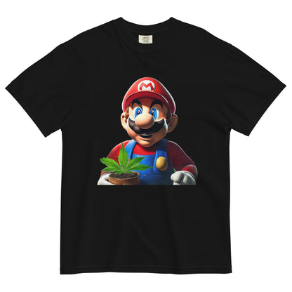 The 420 Collection Mario Unisex garment-dyed heavyweight t-shirt