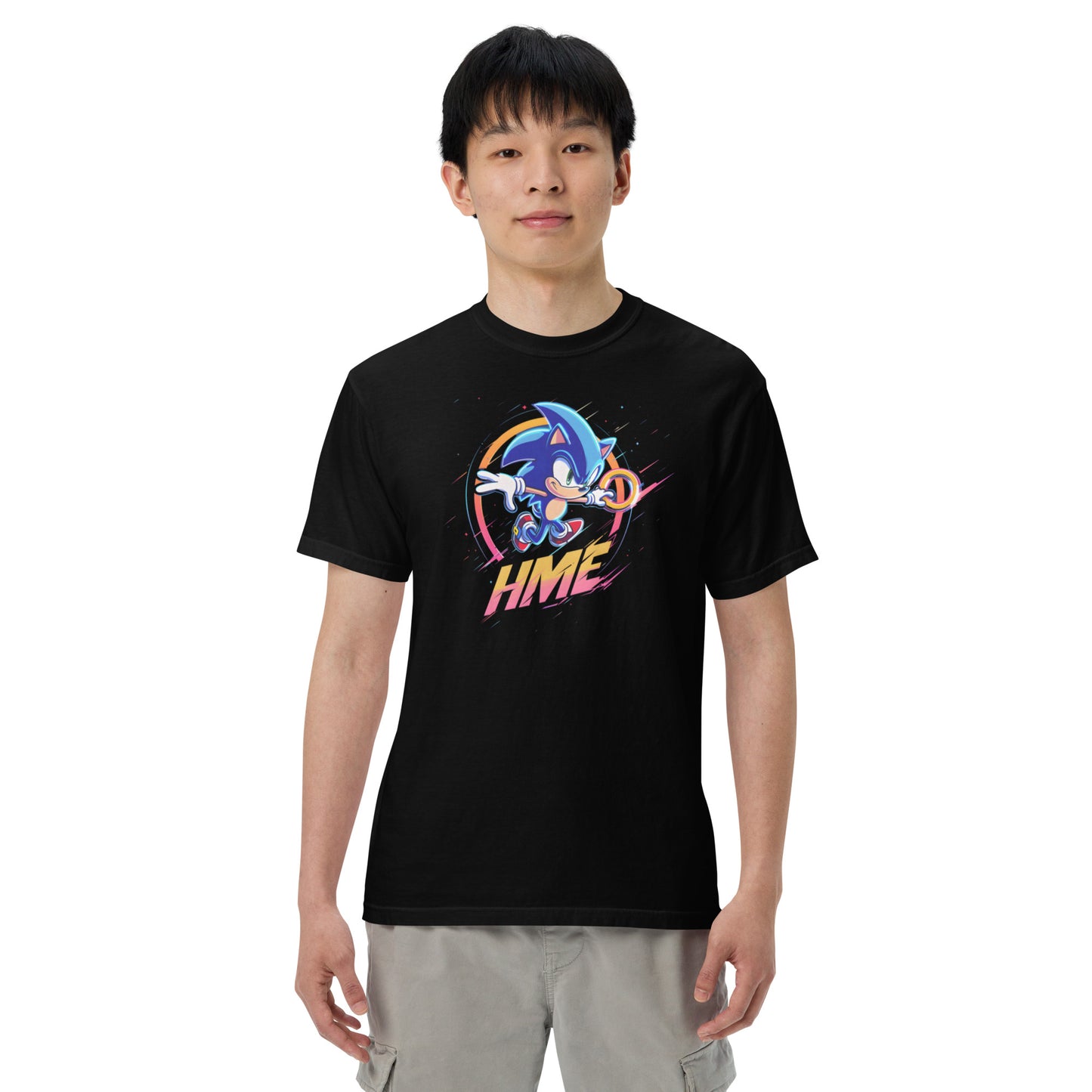 HME Sonic Unisex garment-dyed heavyweight t-shirt