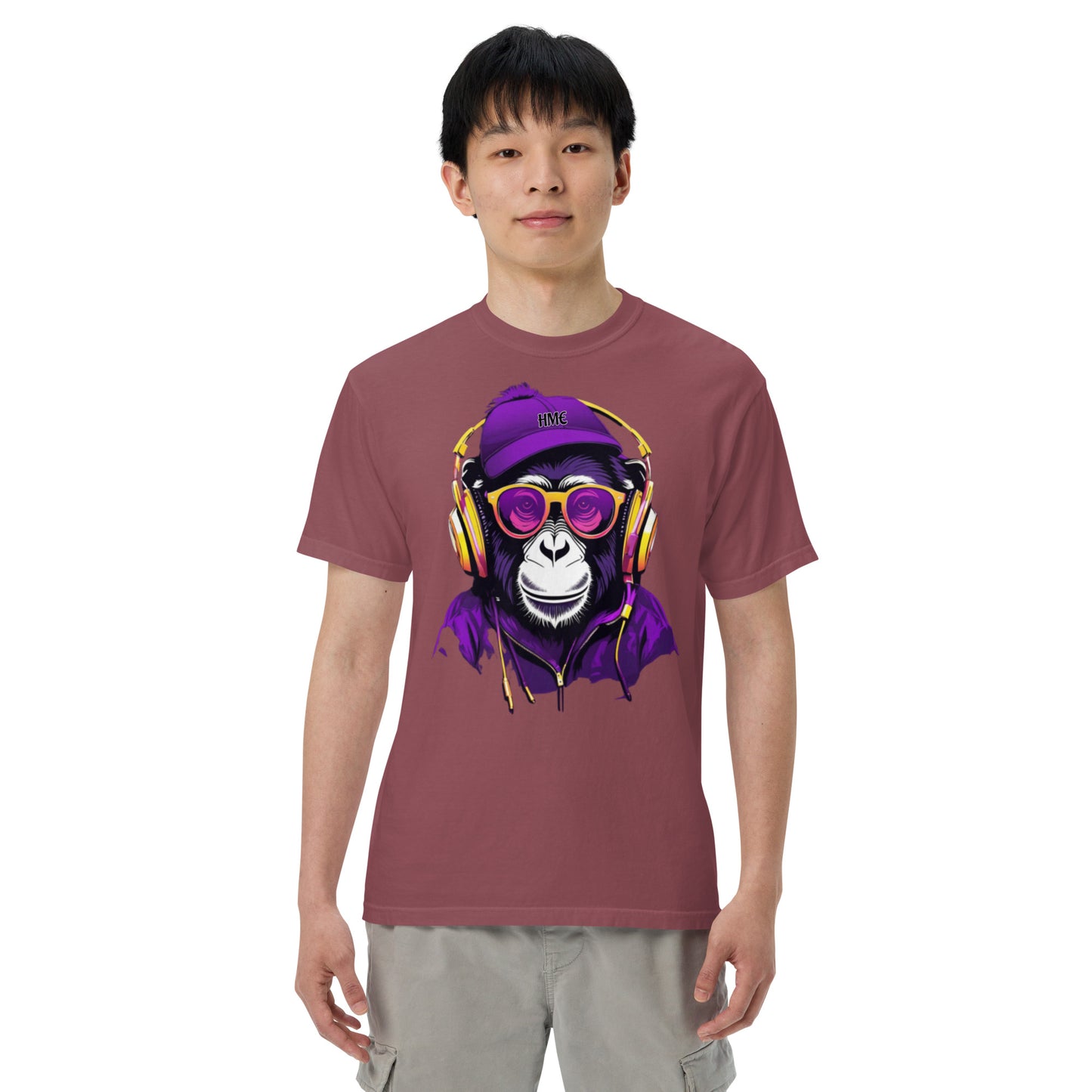 The Urban Monkey Collection Unisex garment-dyed heavyweight t-shirt