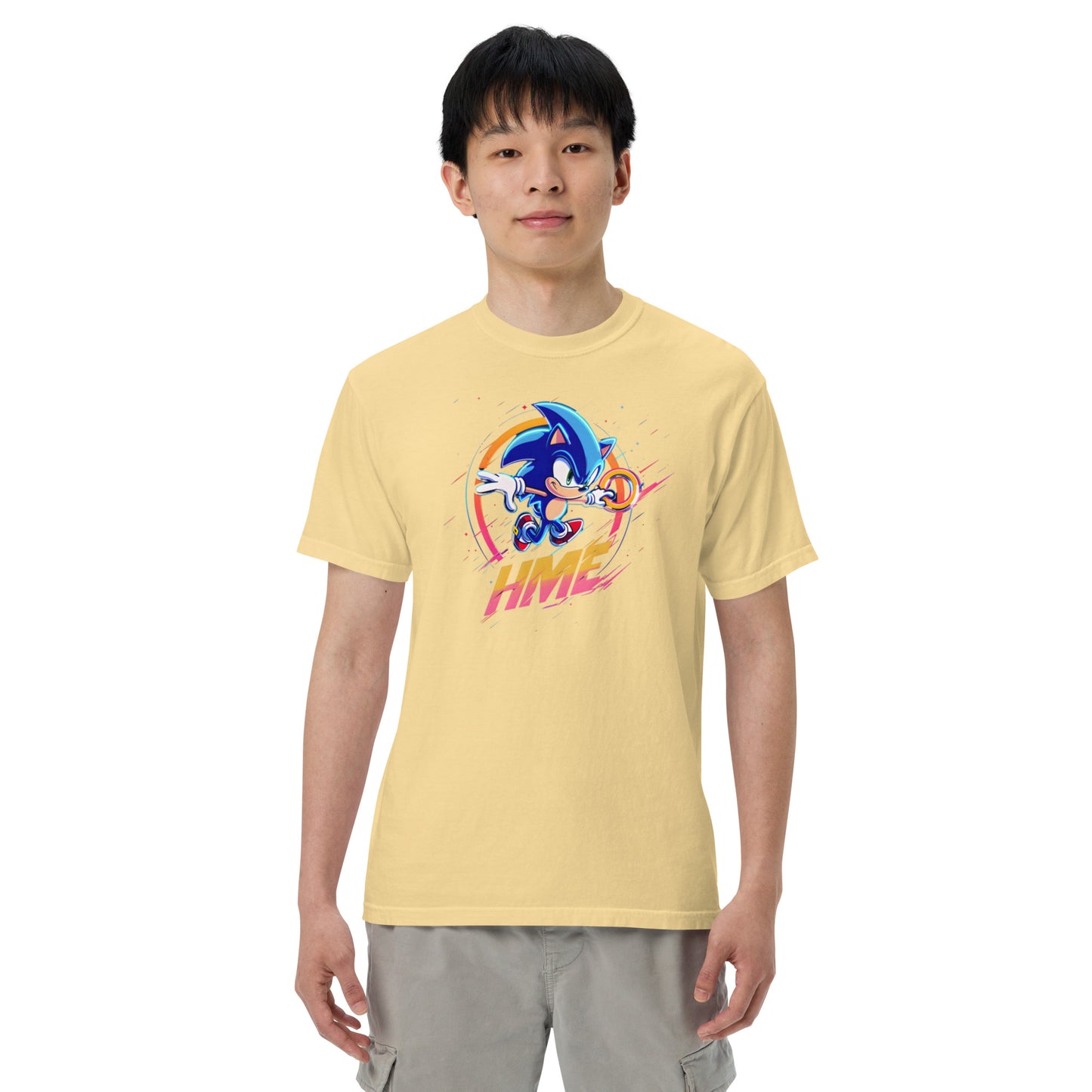 HME Sonic Unisex garment-dyed heavyweight t-shirt