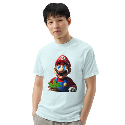 The 420 Collection Mario Unisex garment-dyed heavyweight t-shirt