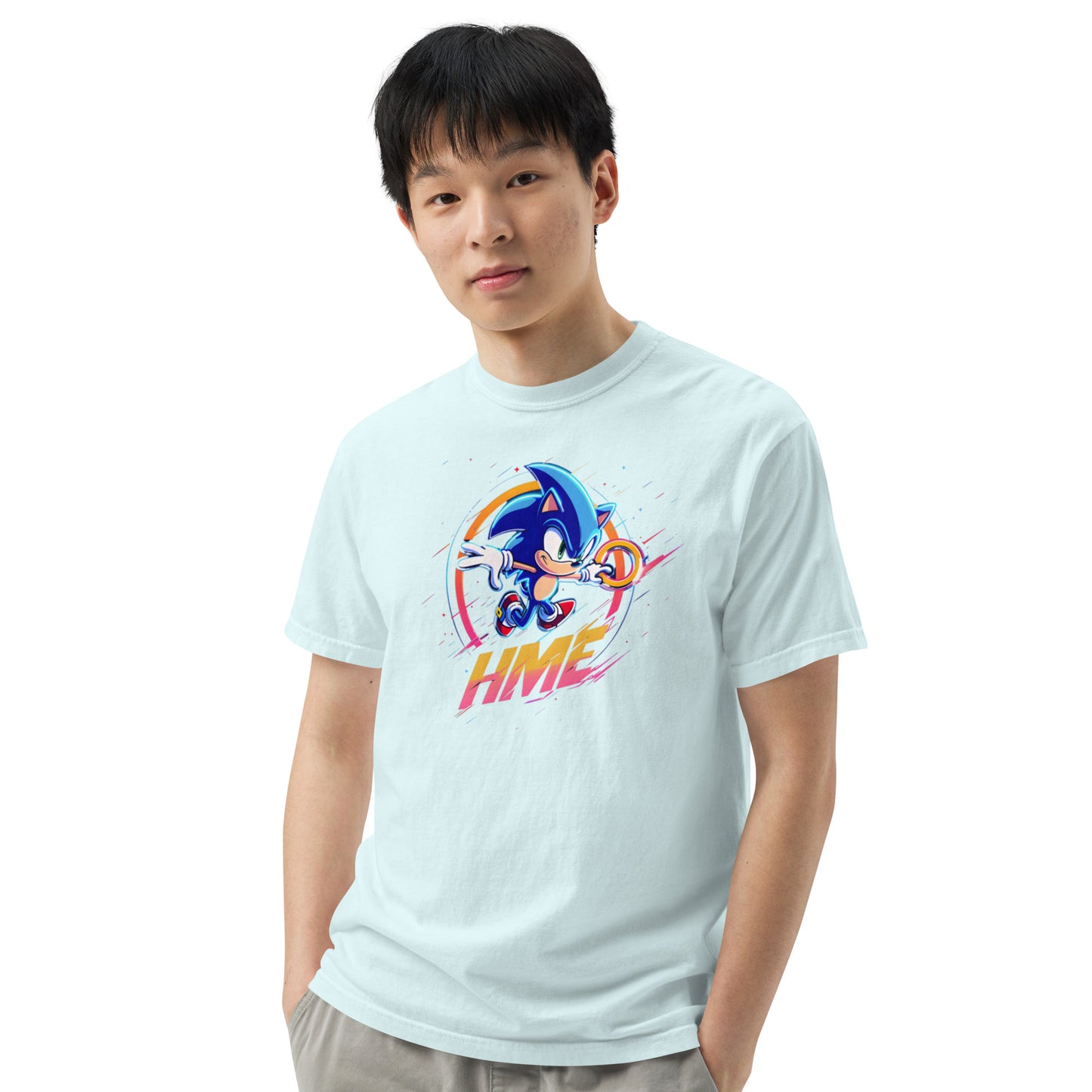 HME Sonic Unisex garment-dyed heavyweight t-shirt