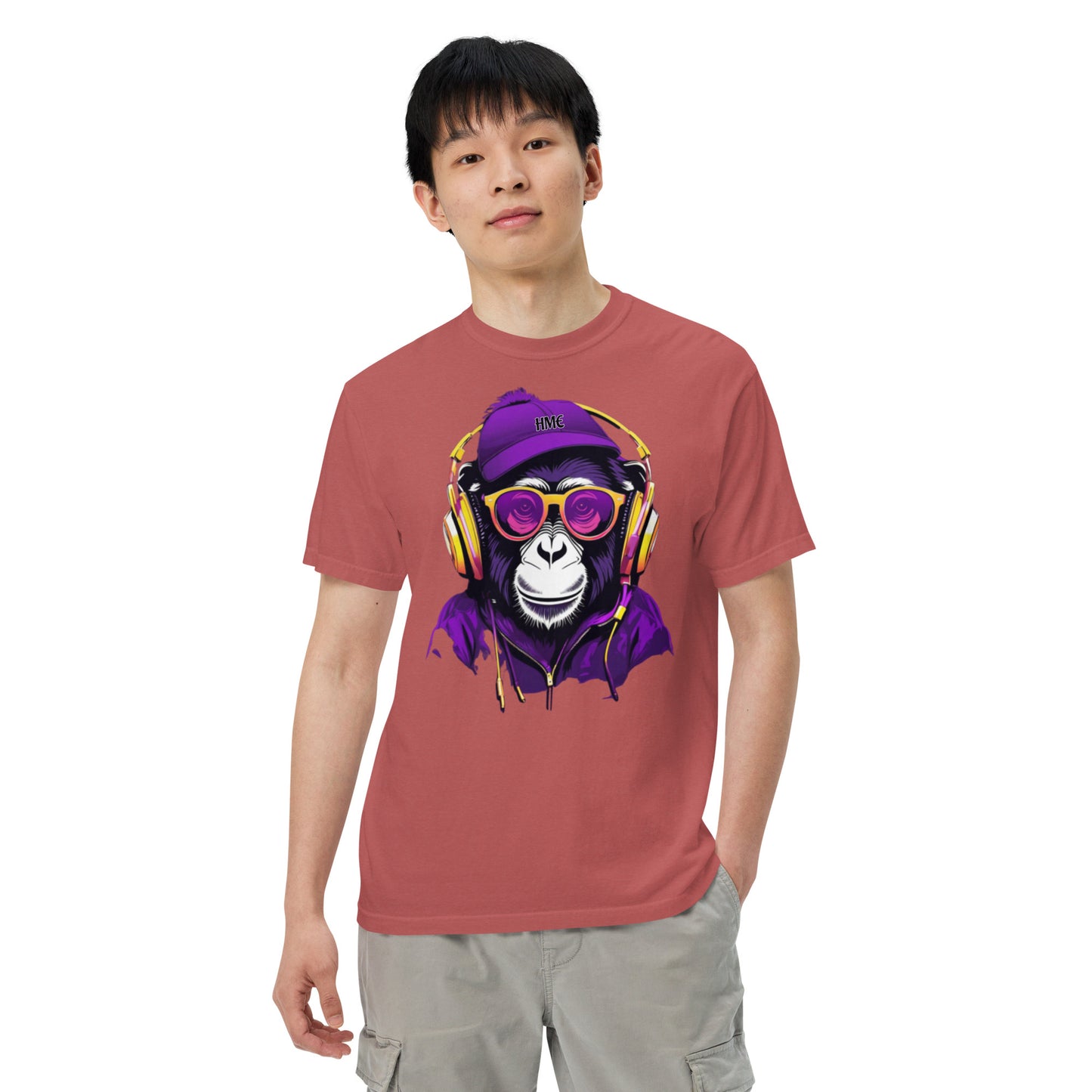 The Urban Monkey Collection Unisex garment-dyed heavyweight t-shirt