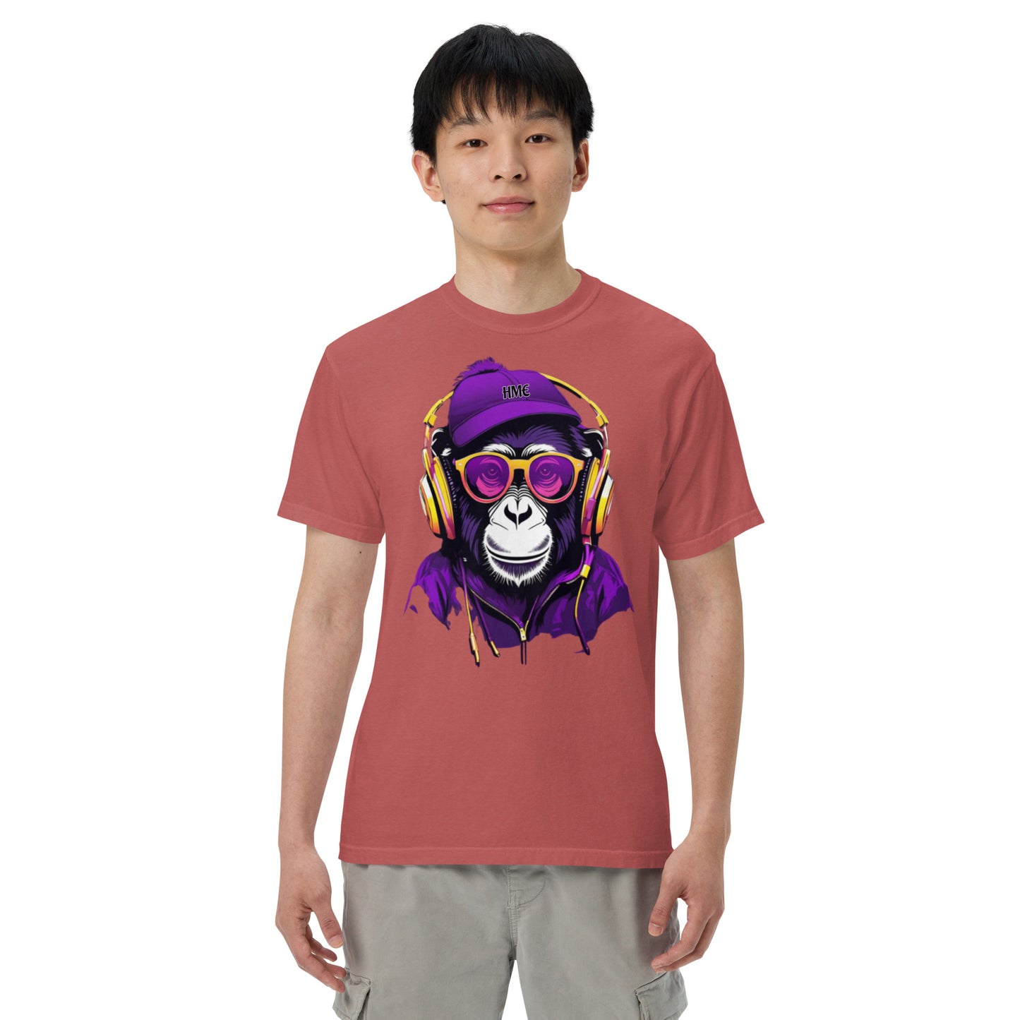 The Urban Monkey Collection Unisex garment-dyed heavyweight t-shirt