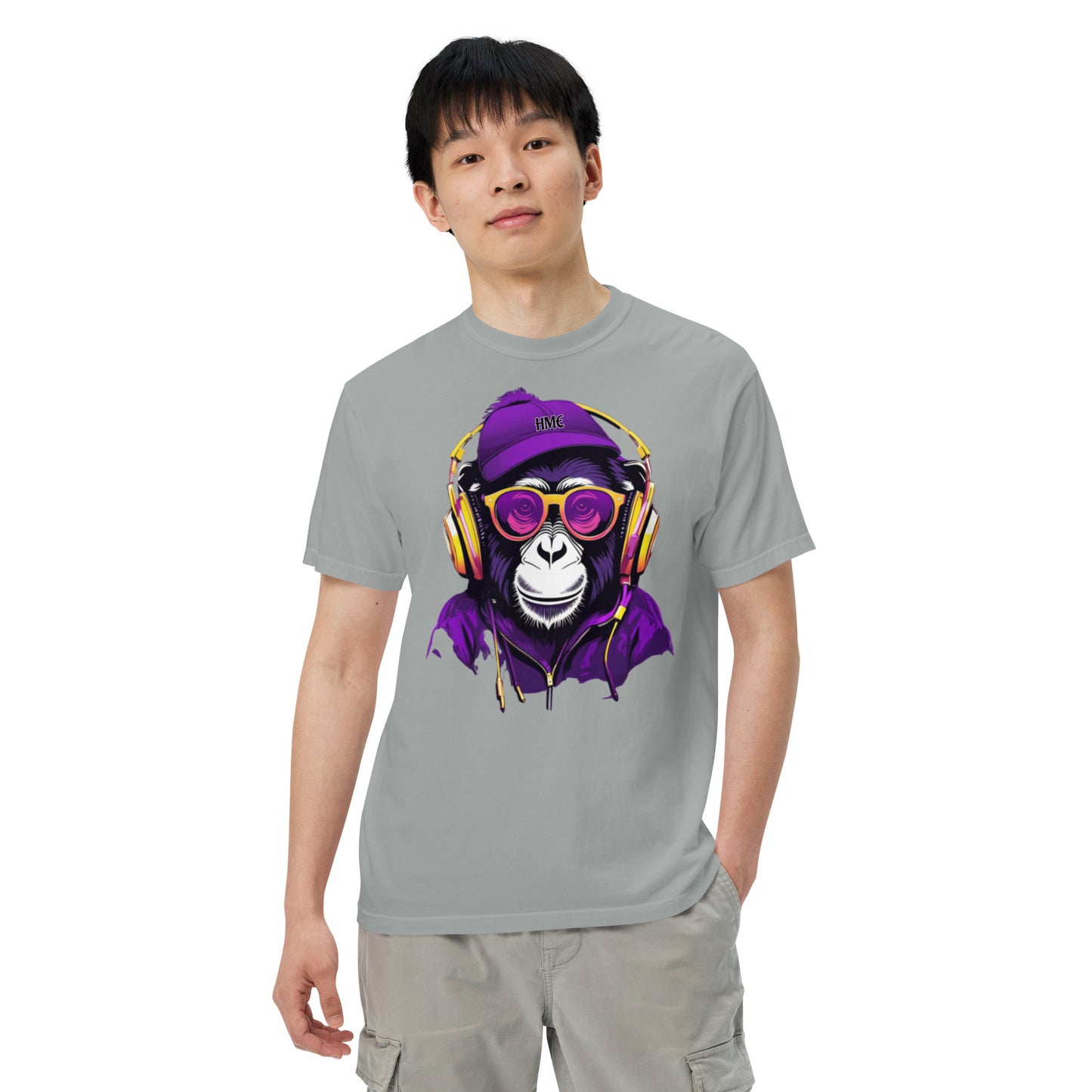 The Urban Monkey Collection Unisex garment-dyed heavyweight t-shirt