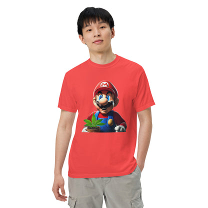 The 420 Collection Mario Unisex garment-dyed heavyweight t-shirt