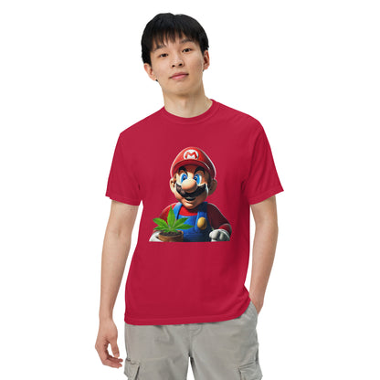 The 420 Collection Mario Unisex garment-dyed heavyweight t-shirt