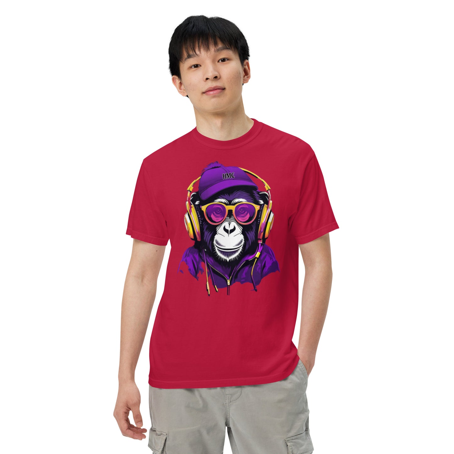 The Urban Monkey Collection Unisex garment-dyed heavyweight t-shirt