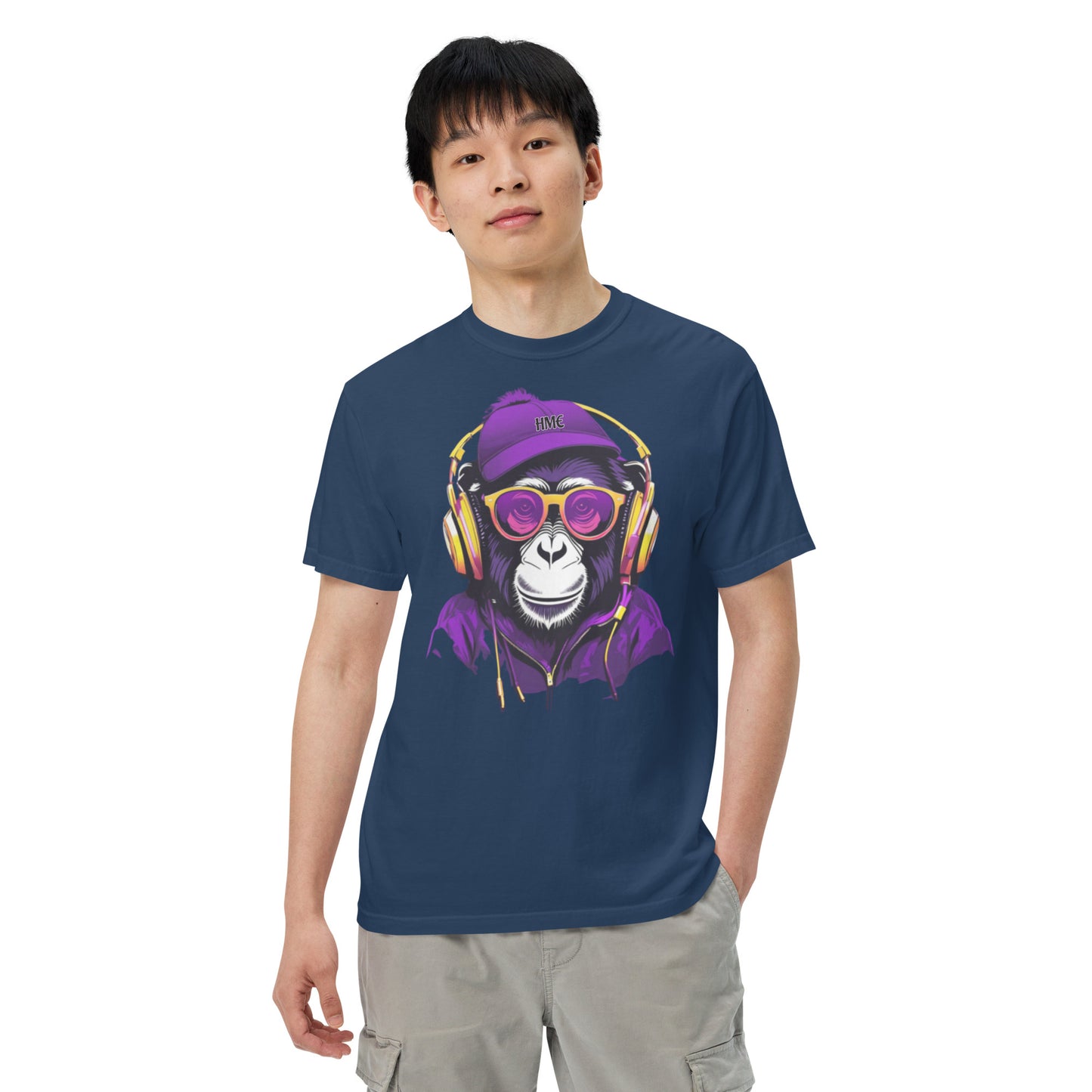 The Urban Monkey Collection Unisex garment-dyed heavyweight t-shirt