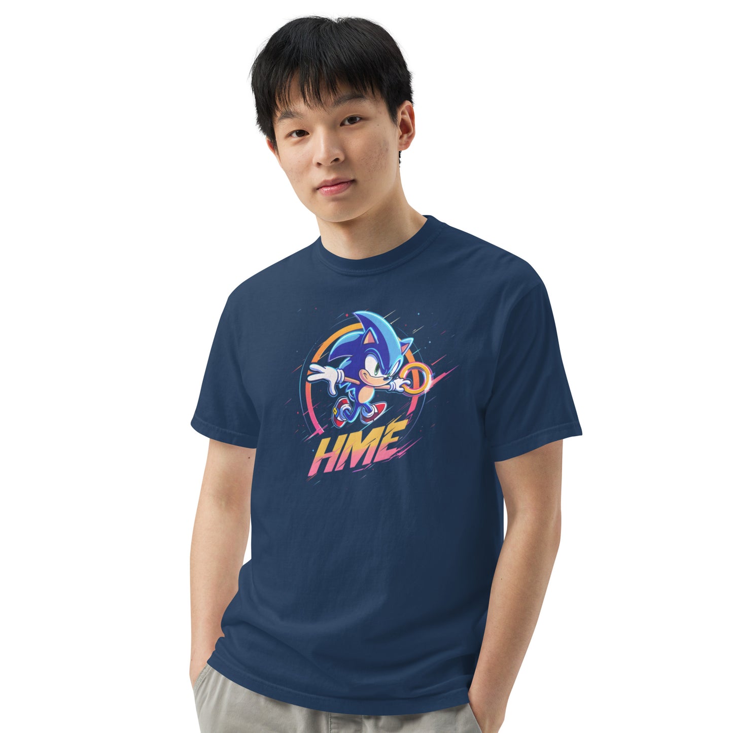 HME Sonic Unisex garment-dyed heavyweight t-shirt