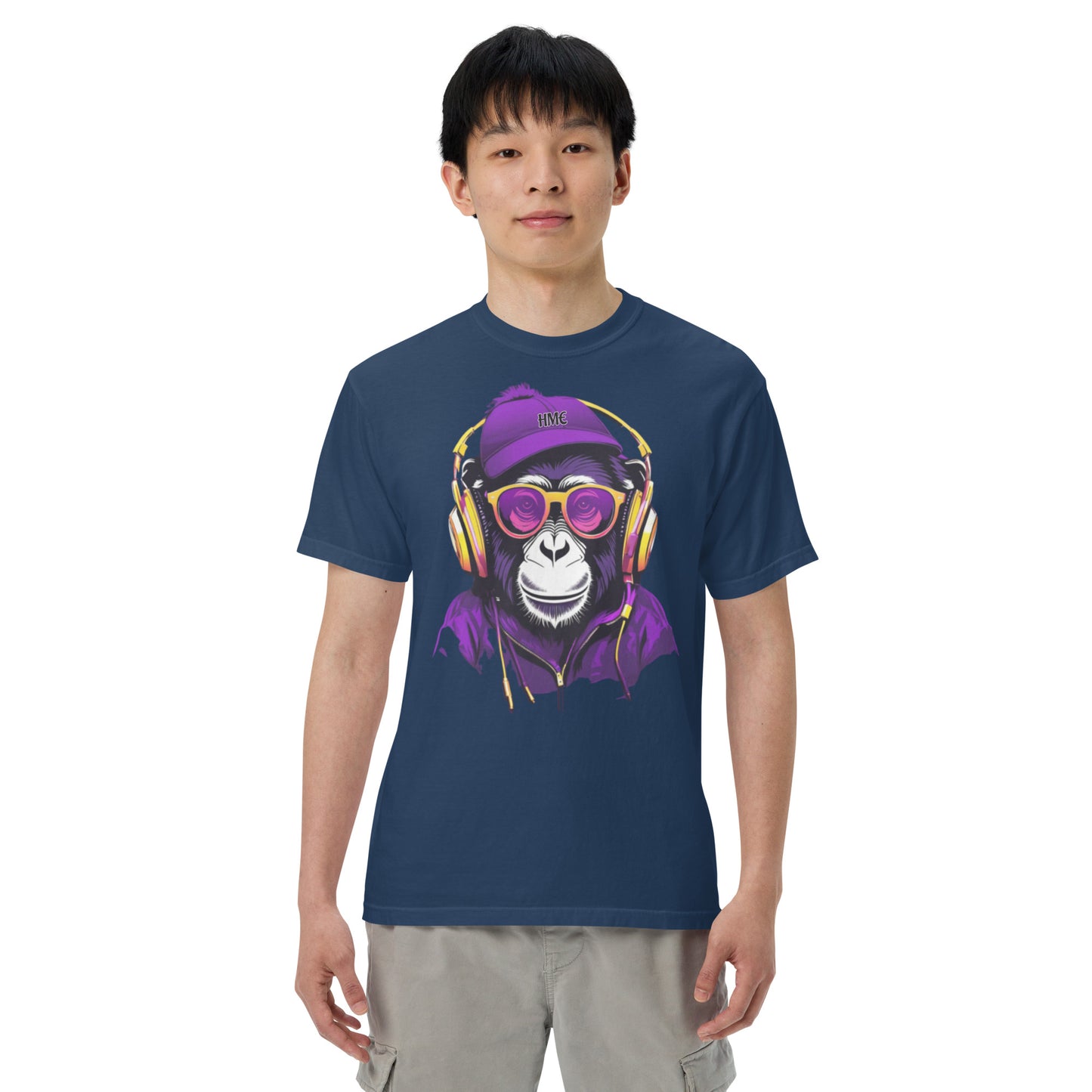 The Urban Monkey Collection Unisex garment-dyed heavyweight t-shirt