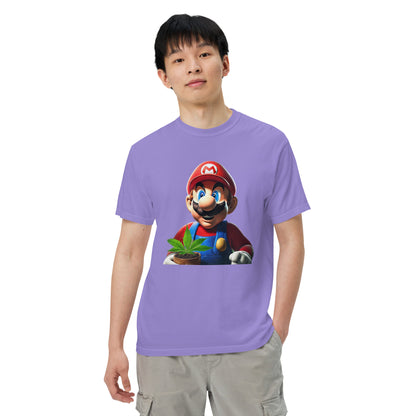 The 420 Collection Mario Unisex garment-dyed heavyweight t-shirt