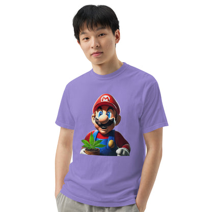 The 420 Collection Mario Unisex garment-dyed heavyweight t-shirt