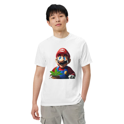 The 420 Collection Mario Unisex garment-dyed heavyweight t-shirt