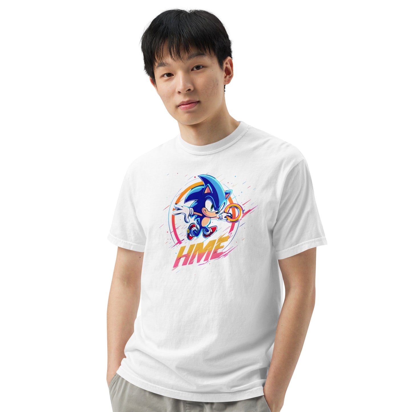 HME Sonic Unisex garment-dyed heavyweight t-shirt