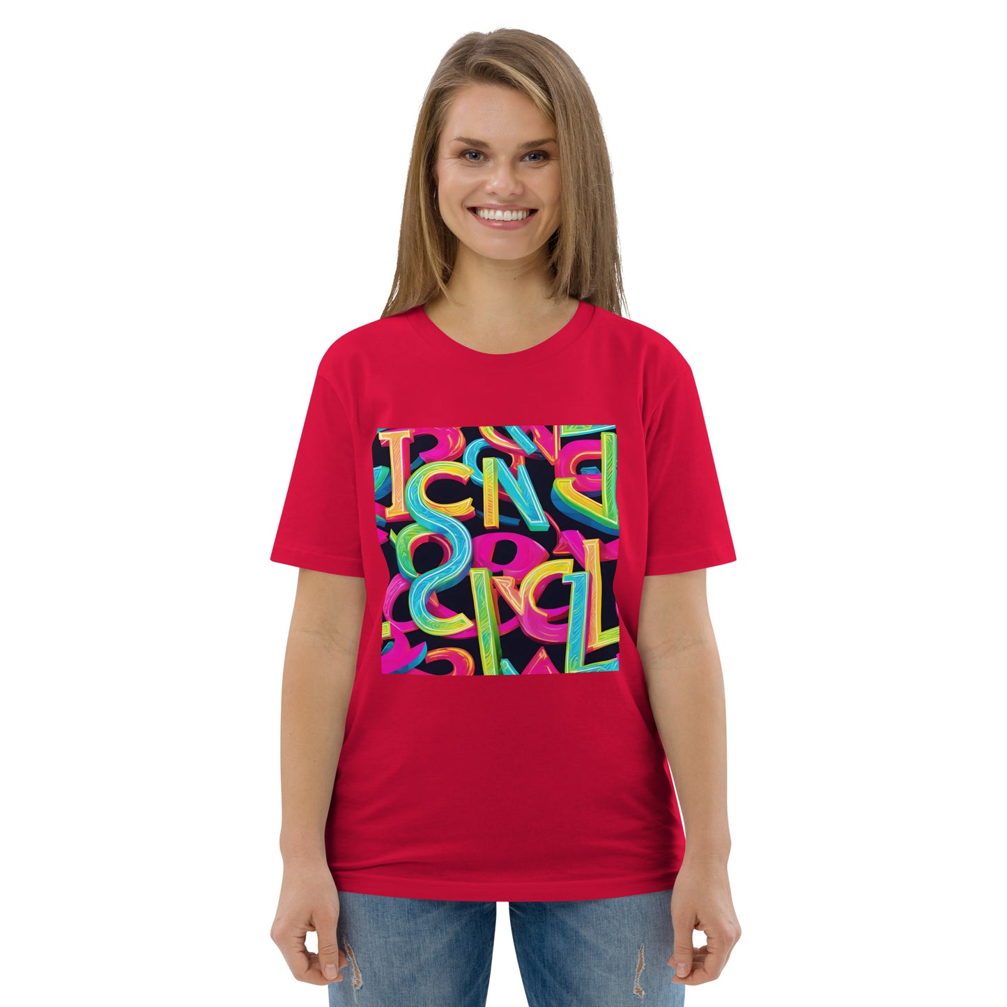 Neon Blast Unisex organic cotton t-shirt